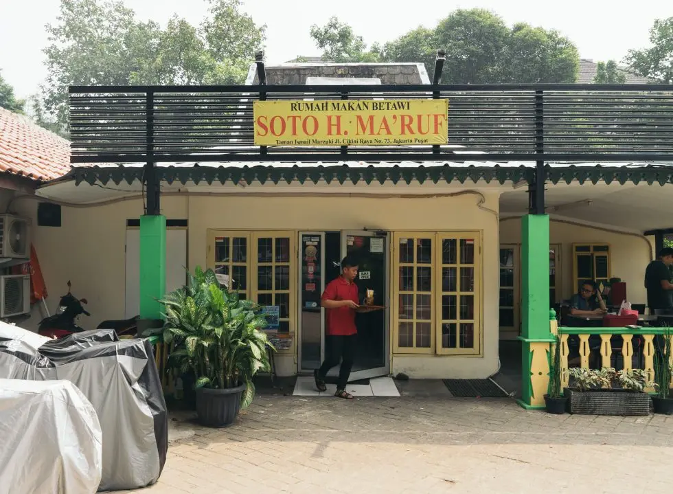 Soto Betawi H. Ma'ruf (Legendary Betawi Beef Soup)