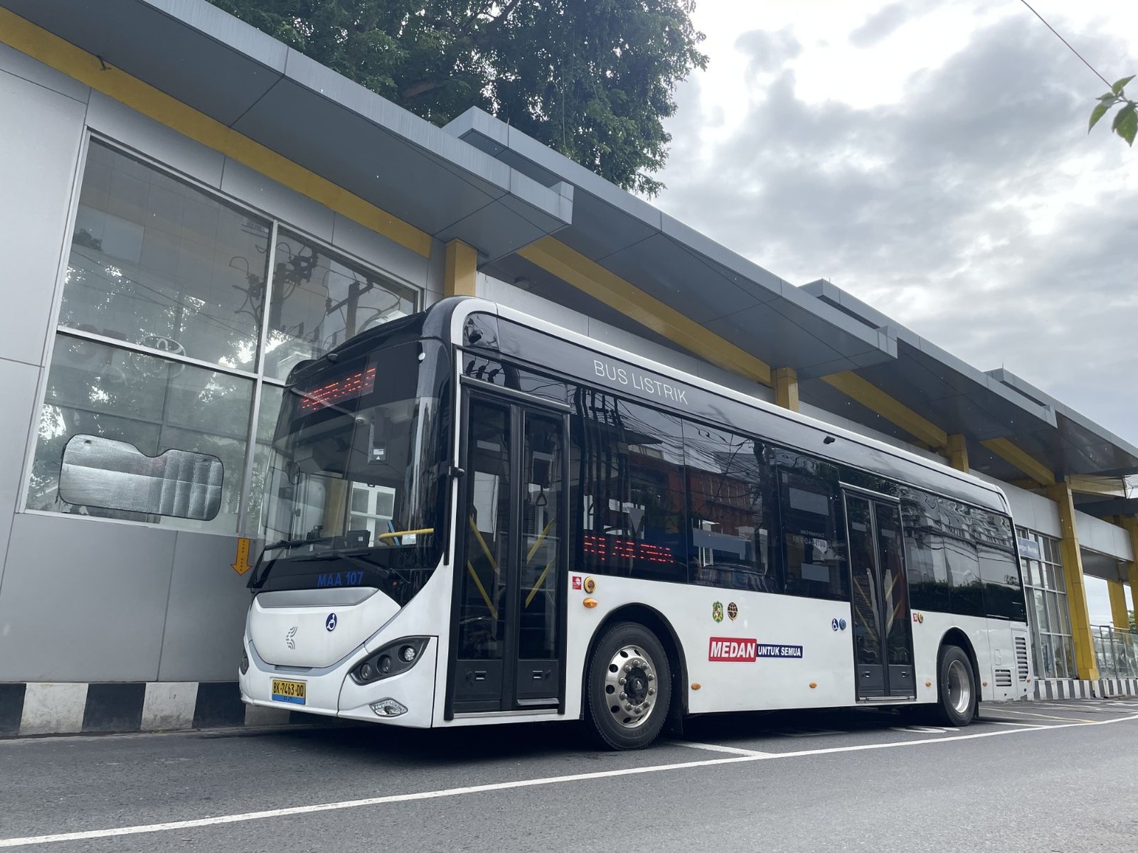 Inovasi Bus Listrik Medan